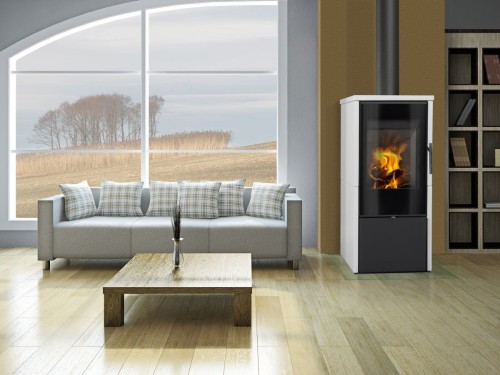 Piec kaflowy Romotop Laredo F Ceramika - wizualizacja