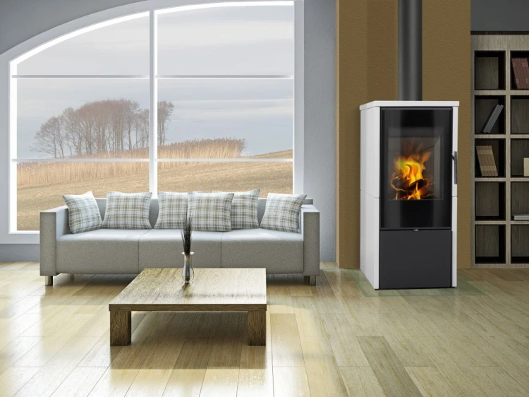 Piec kaflowy Romotop Laredo F Ceramika - wizualizacja