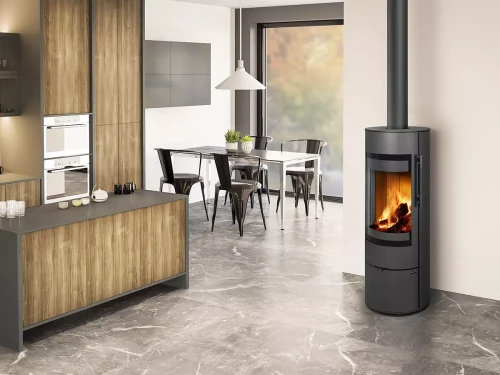 Piec stalowy Romotop Luanco N 03 Metal- wizualizacja