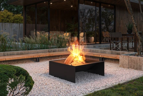 Aranżacja paleniska FireSquare