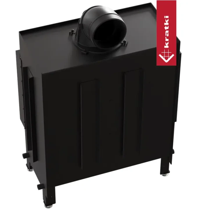 Kominek Lucy Lewy 14 kW - widok z tyłu