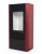 Piec stalowy Defro Home Solum 2.0  w kolorze czerwonym