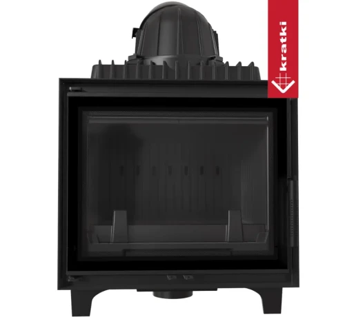 Widok frontu kominka żeliwnego Franek Deco 10 kW