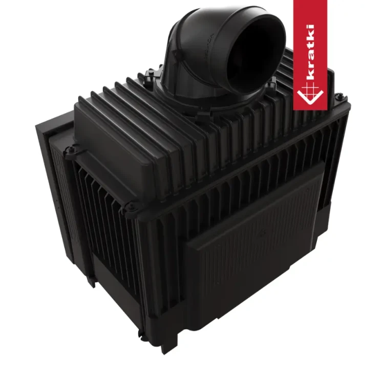 Kominek Franek Deco 14 kW - widok z tyłu
