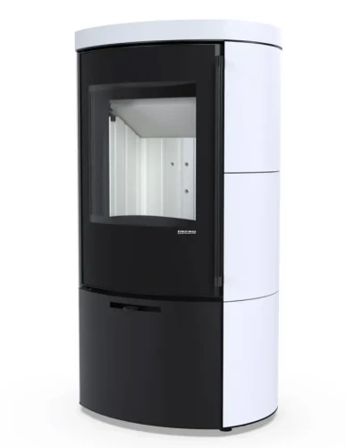 Piec kaflowy Ceres 2.0 KRM, ceramika biały mat