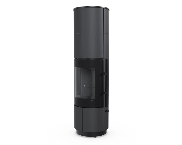 Piec Orion 2.0 KRM plus w ceramice czarny mat z czarnym wyłożeniem