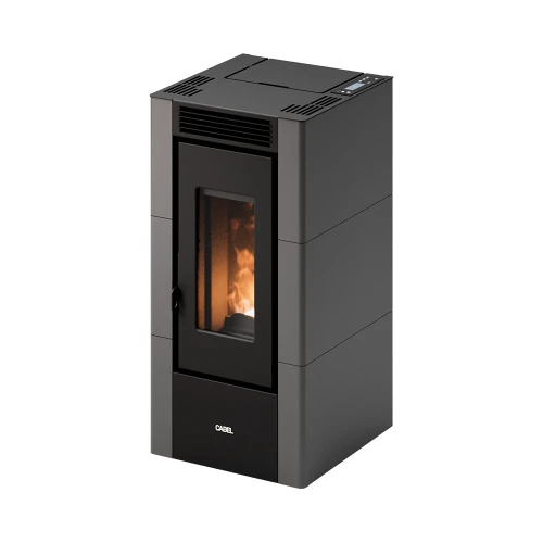Piec Cadel Cristal 6 kW - obudowa w kolorze antracytowym
