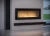 Wizualizacja płomienia w biokominku Frame 1200 z szybą
