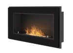 Biokomnek SimpleFire Frame 900 w kolorze czarnym z szybą