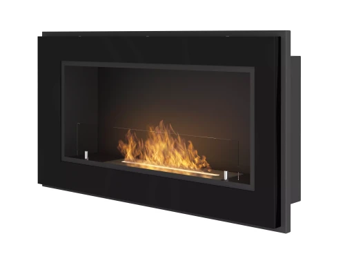 Biokomnek SimpleFire Frame 900 w kolorze czarnym z szybą