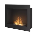 Biokominek SimpleFire Frame 600 czarny mat z szybą