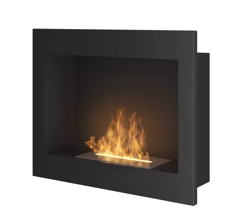Biokominek SimpleFire Frame 600 czarny mat z szybą