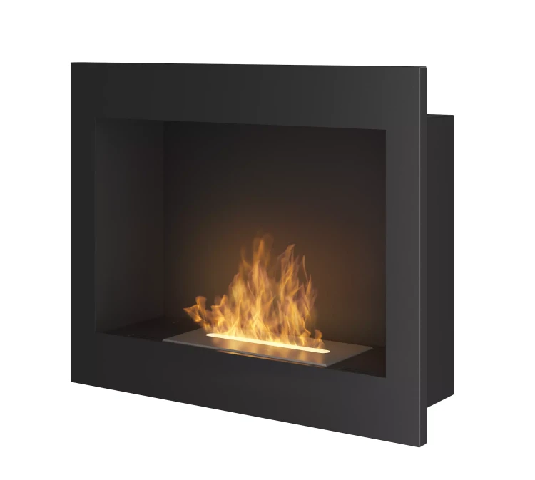 Biokominek SimpleFire Frame 600 czarny mat z szybą