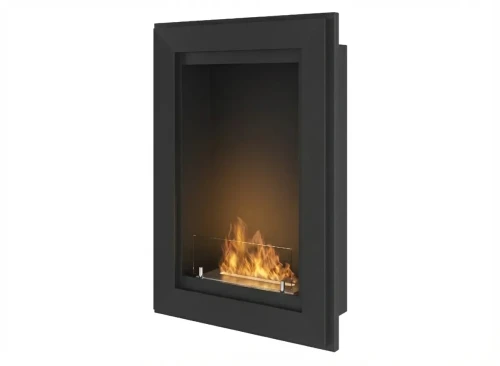 Biokominek SimpleFire Frame 550 w kolorze czarny mat z szybą