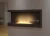 Wizualizacja płomienia w biokominku SimpleFire Corner 900 L z szybami
