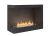 Biokominek SimpleFire Corner 600 L z szybami