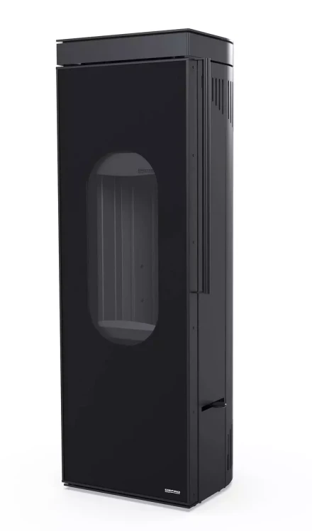 Defro Home Solis z czarnym wyłożeniem paleniska