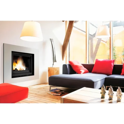 Wkład kominkowy Uniflam 700 Lux ECO z szybrem w obudowie