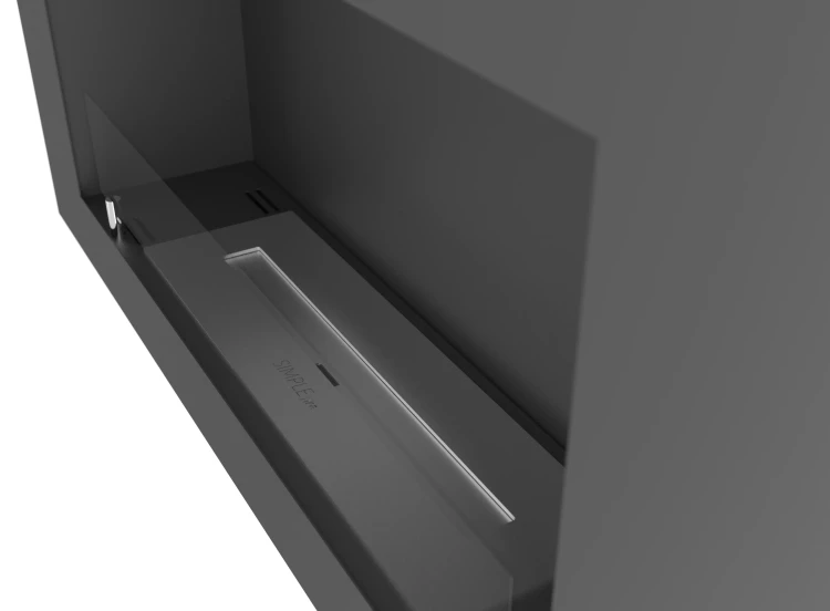 Wnętrze SimpleFire BlackBox 910 z szybą