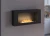 Biokominek SimpleFire BlackBox 910 z szybą zawieszony na ścianie
