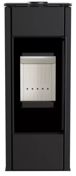 Piec wolnostojący Hati Aqua z płaszczem wodnym 10kW - front