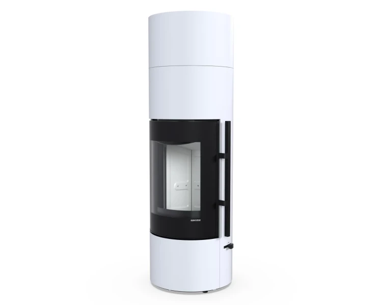 Piec stalowy Defro Home Orion PLS 2.0 w kolorze białym