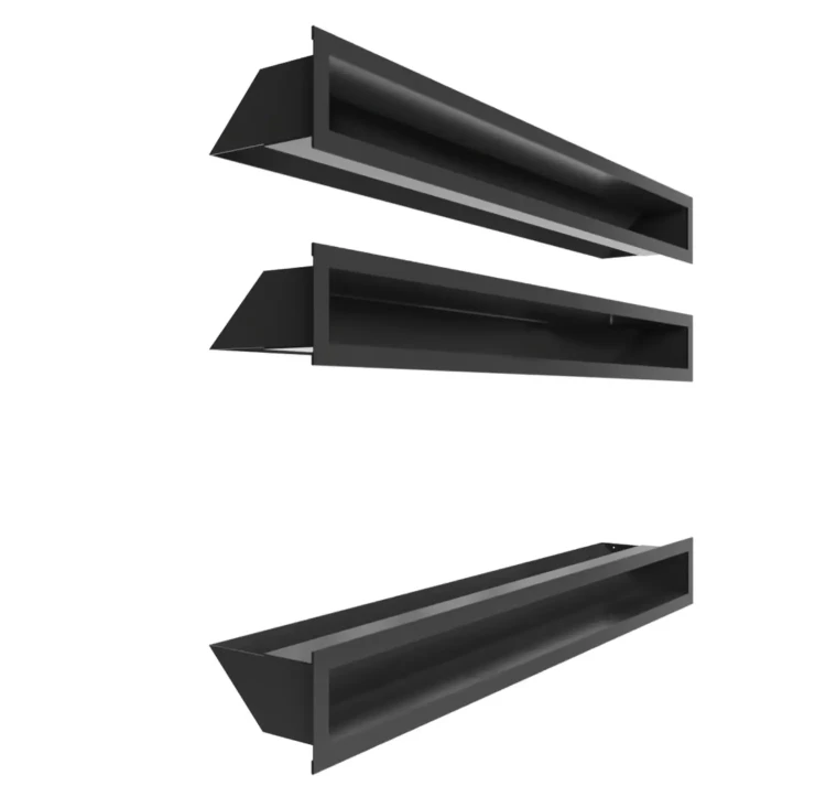 Zestaw kratek Luft o szerokości 80 cm. Zestaw 2+1