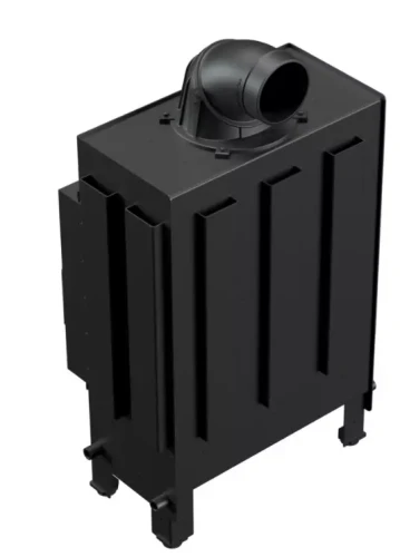 Kominek stalowy Lucy Slim 8 kW fi 160 - widok z tyłu