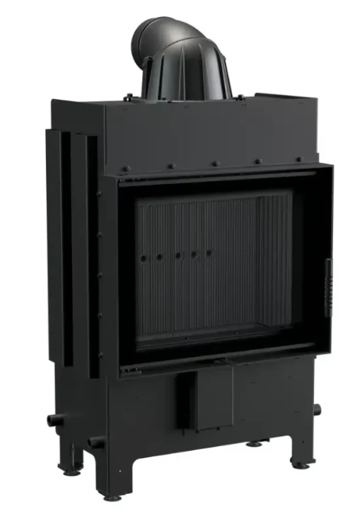 Lucy Slim 8 kW z czarnym wyłożeniem paleniska