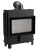 Kominek stalowy Lucy Slim 10 kW fi 200