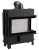 Kominek stalowy Lucy Slim 10 kW Prawy