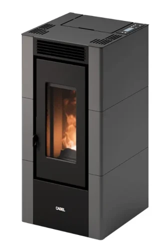 Piec Cadel Cristal 6 kW - obudowa w kolorze antracytowym