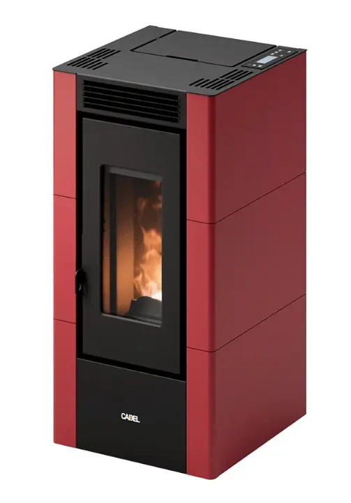 Piec Cadel Cristal 6 kW - obudowa w kolorze białym