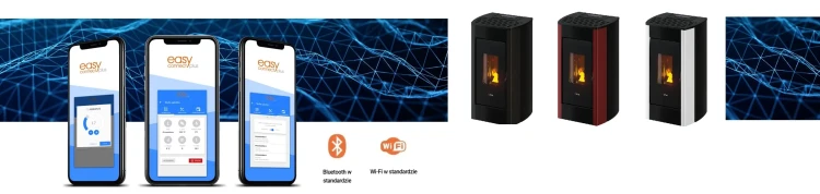 Piece na pelet Cadel mają możliwośc obsługi za pomocą aplikacji na telefonie