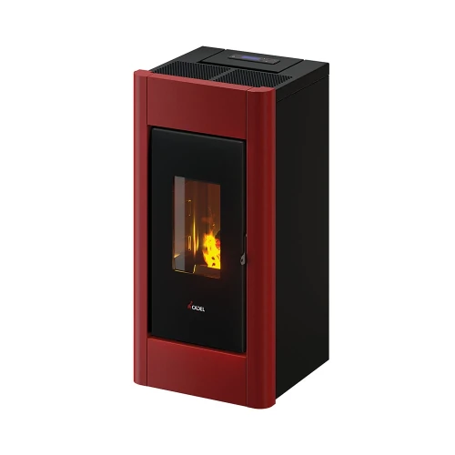Piec na pelet Cadel Sweet 7 kW w kolorze bordo