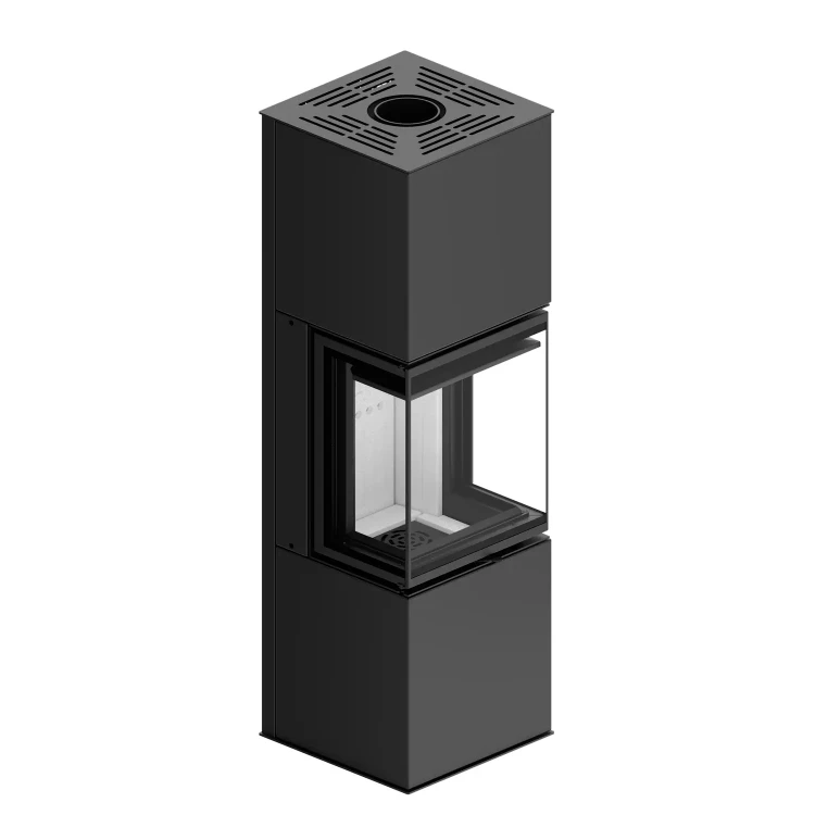 Widok lewej strony pieca stalowego Siga 3S 6,5 kW