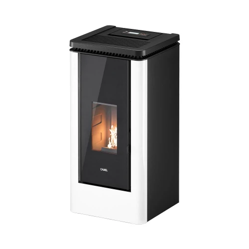 Piec na pelet Cadel Icon Plus 9 kW w kolorze białym