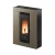 Piec na pelet Cadel Luce Plus 9 kW w kolorze light bronze
