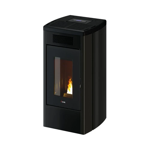Piec na pelet Cadel Atena Plus 12 kW w kolorze antracytowym