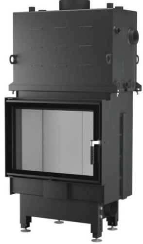 Wkłady kominkowe wodne Kominek z płaszczem wodnym Unico Nemo 2 Topeco 16 kW