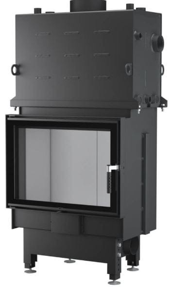 Wkłady kominkowe wodne Kominek z płaszczem wodnym Unico Nemo 2 Topeco 16 kW