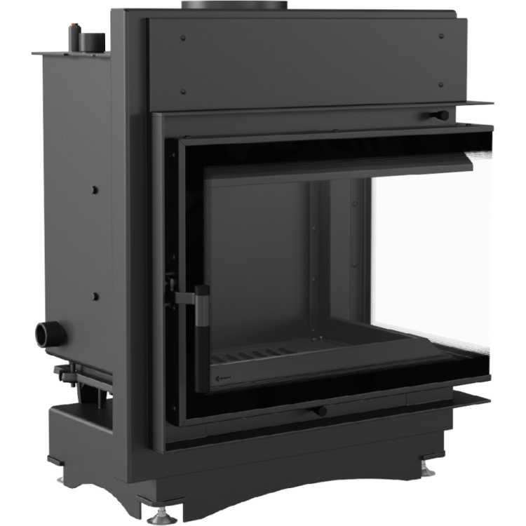 Wkłady kominkowe wodne Kominek z płaszczem wodnym Maja PW Prawy BS Deco 8 kW