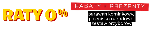 Kominek, raty 0%, gratisy