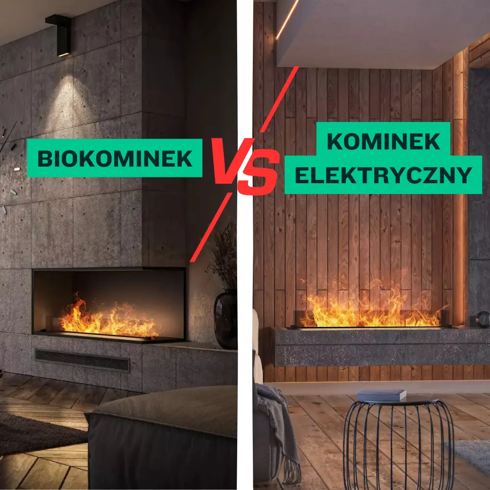Biokominek czy kominek elektryczny? Porównanie.
