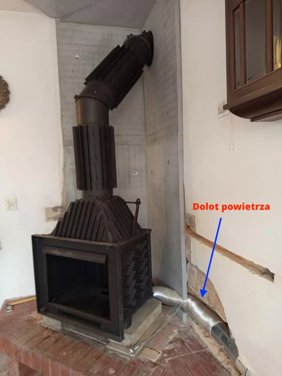 Dolot powietrza do wkładu