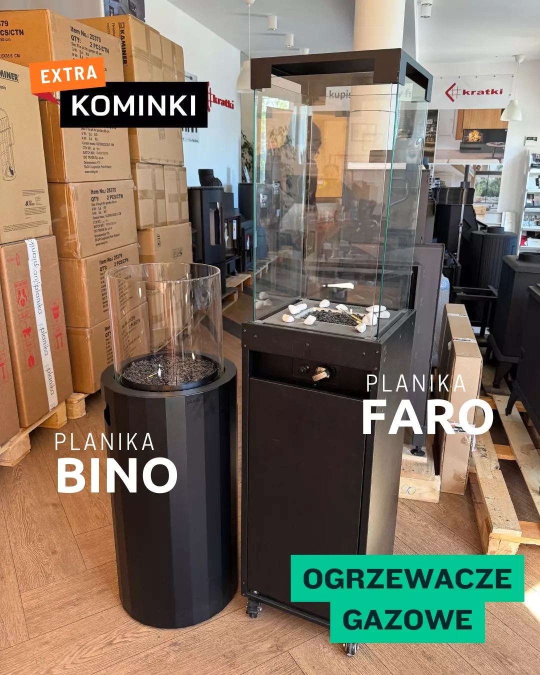 Różnica między ogrzewaczem Planika Bino i Planika Faro