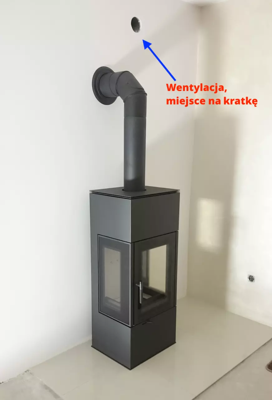 Kominek i wentylacja grawitacyjna