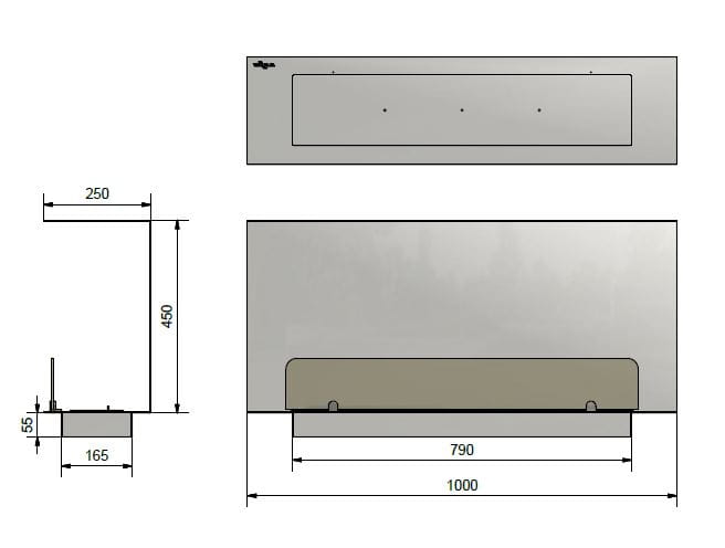 Biokominek INFIRE INSIDE C1000 vers 1