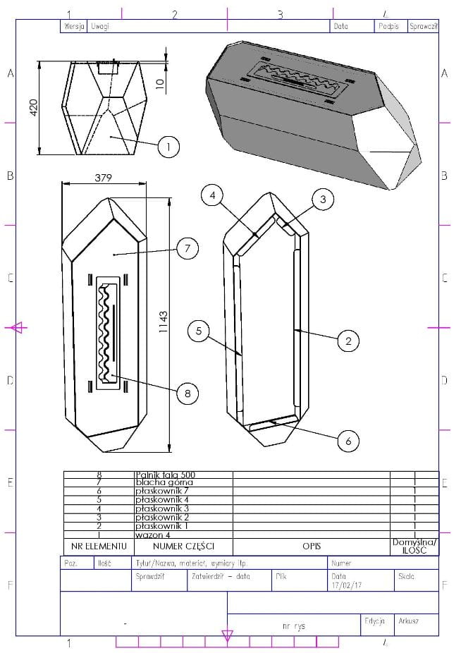 Biokominek INFIRE INCORTEN