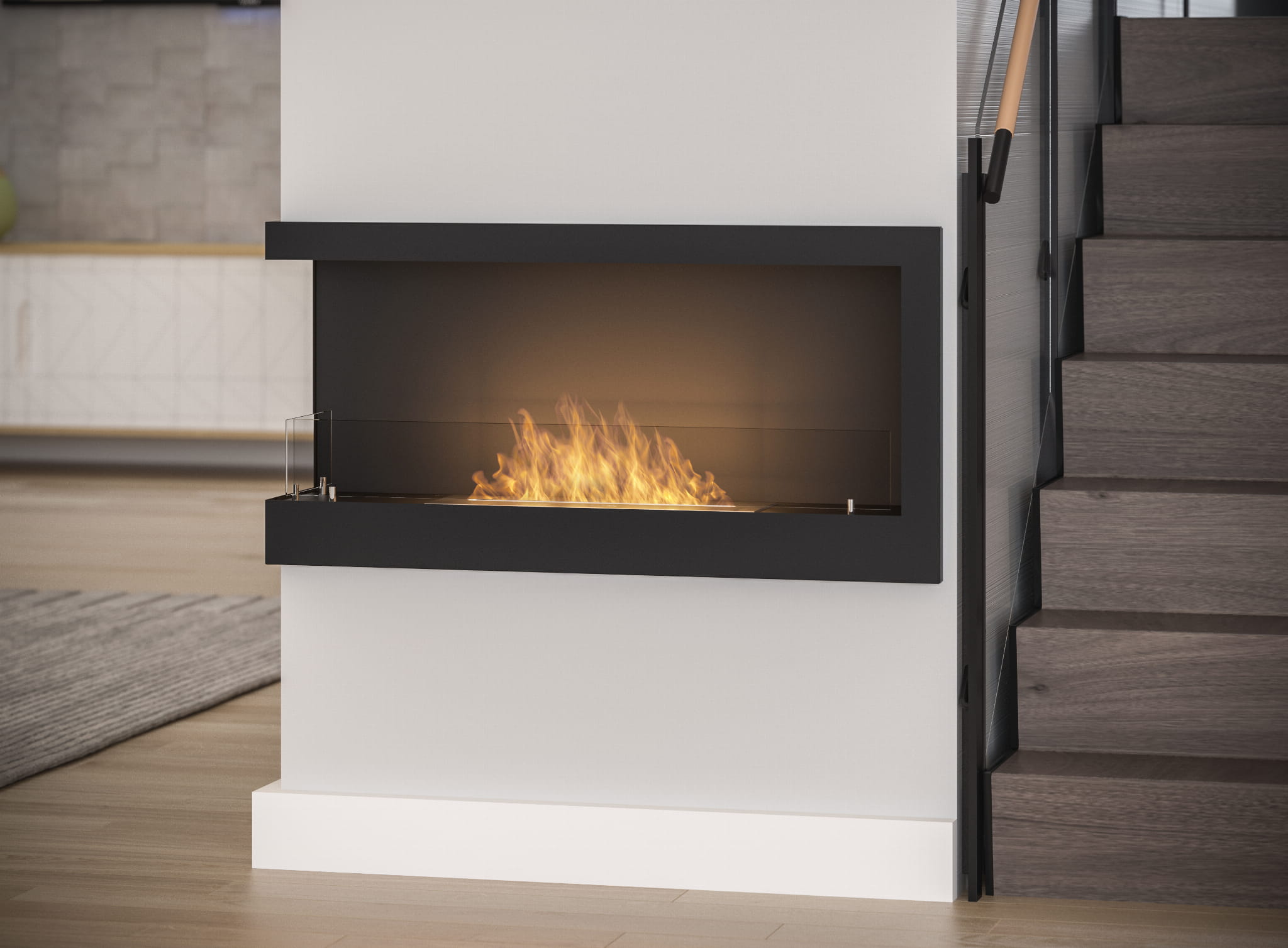 Biokominek SIMPLEFIRE CORNER 900 L